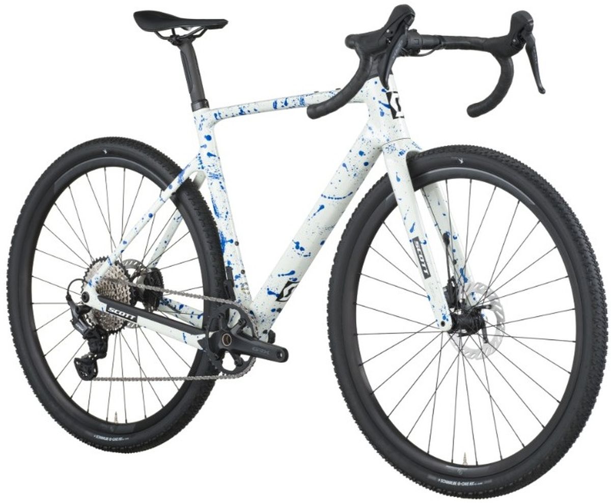 Bicicleta Gravel Scott Addict 30 Carbono GRX 12V Blanca img #2
