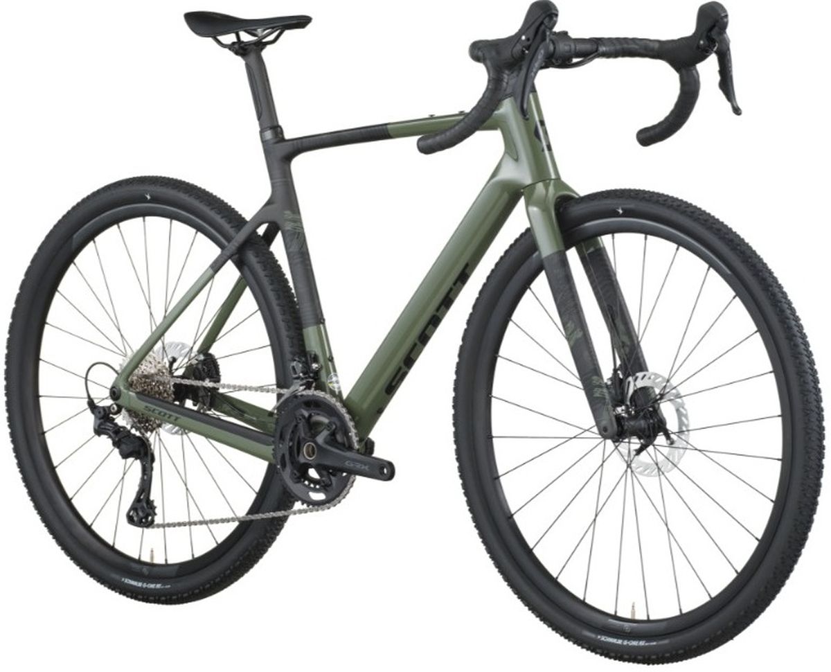 Bicicleta Gravel Scott Addict 40 Carbono GRX 24V Verde img #2