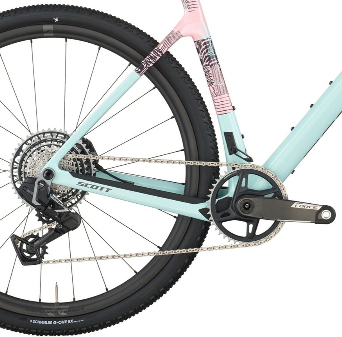 Bicicleta Gravel Scott Addict 10 2026 Carbon AXS Rosado/Azul img #4