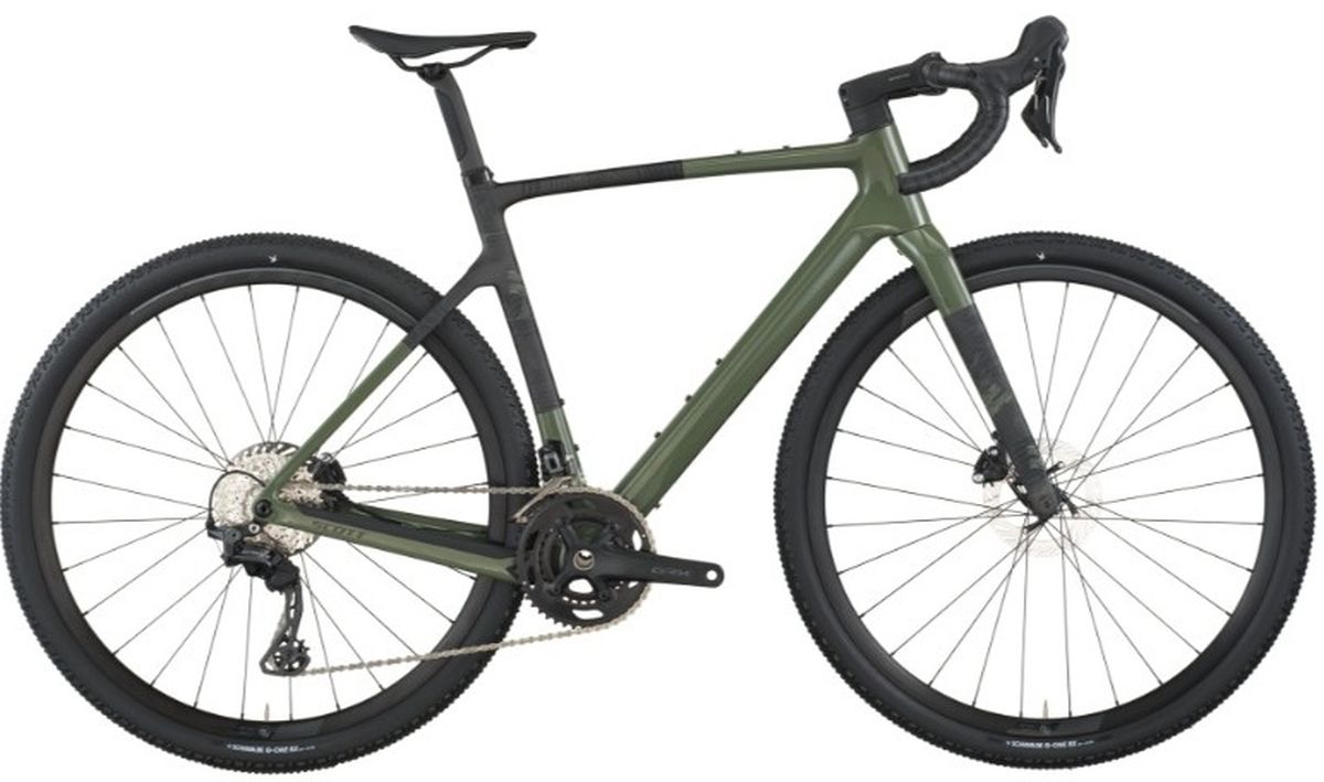 Bicicleta Gravel Scott Addict 40 Carbono GRX 24V Verde img #1