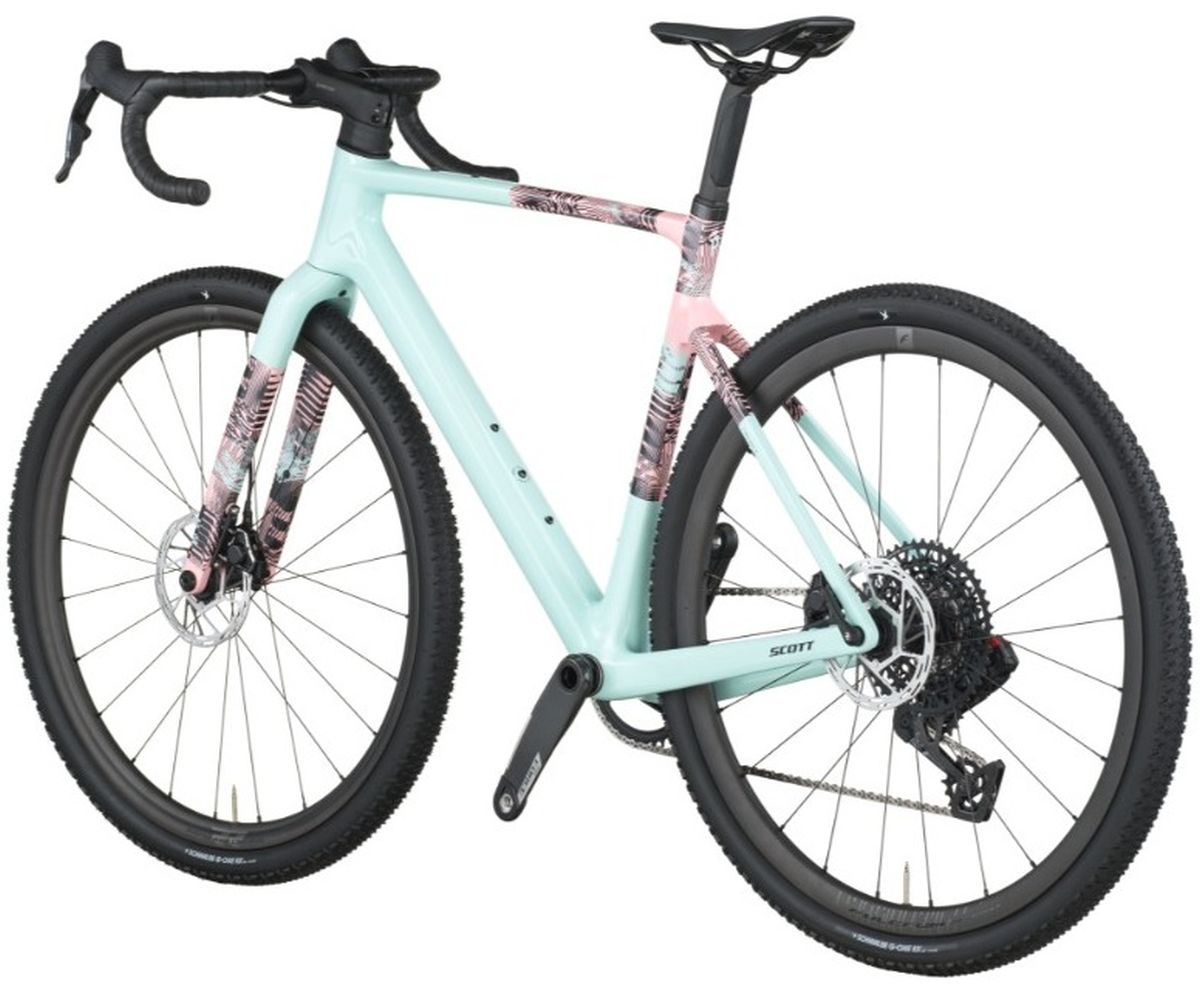 Bicicleta Gravel Scott Addict 10 2026 Carbon AXS Rosado/Azul img #3