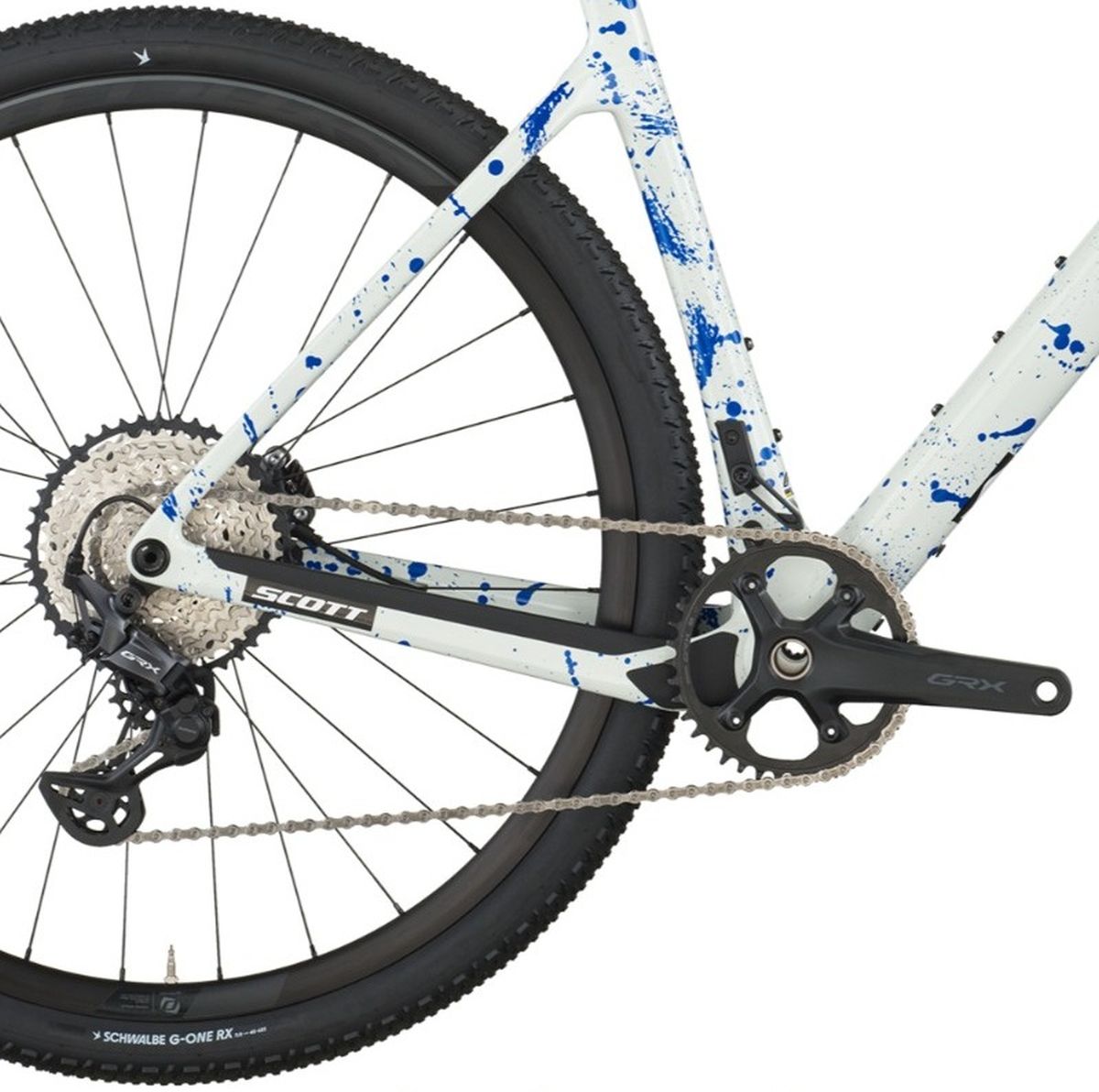 Bicicleta Gravel Scott Addict 30 Carbono GRX 12V Blanca img #4