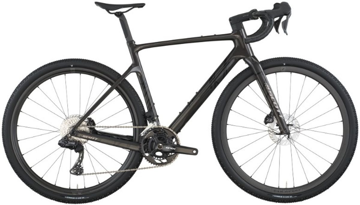 Bicicleta Gravel Scott Addict 15 Carbono GRX Di2 Negro img #1