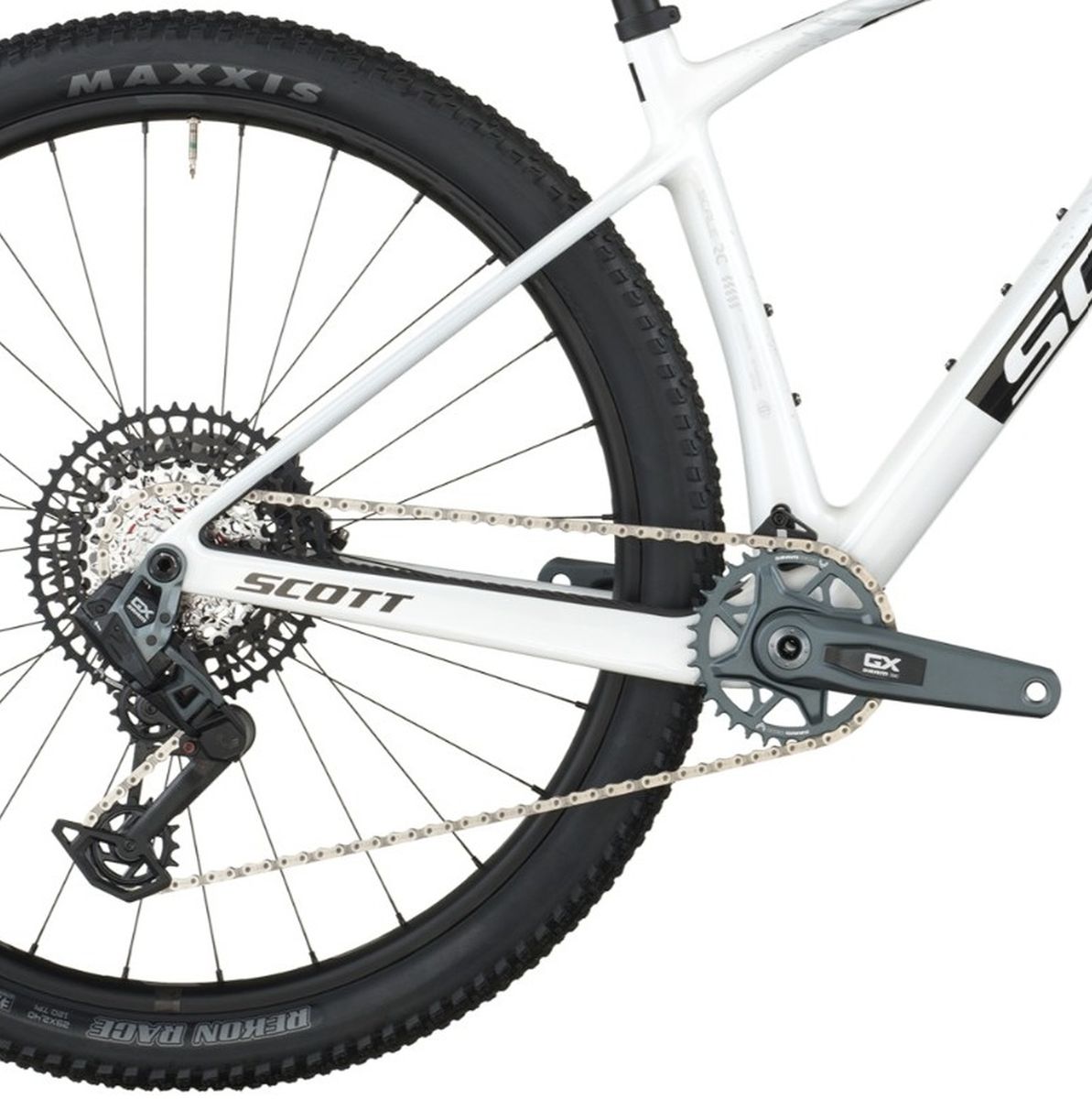 Bicicleta MTB Scott Scale RC Team Issue 12V 2026 Carb Blanca img #4