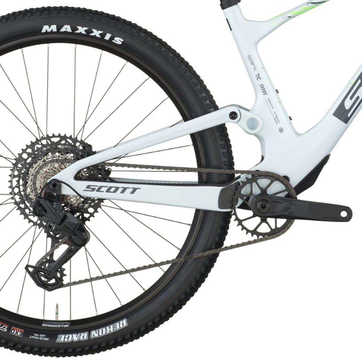 Bicicleta MTB Scott Spark RC Comp 2026 Blanca img #4