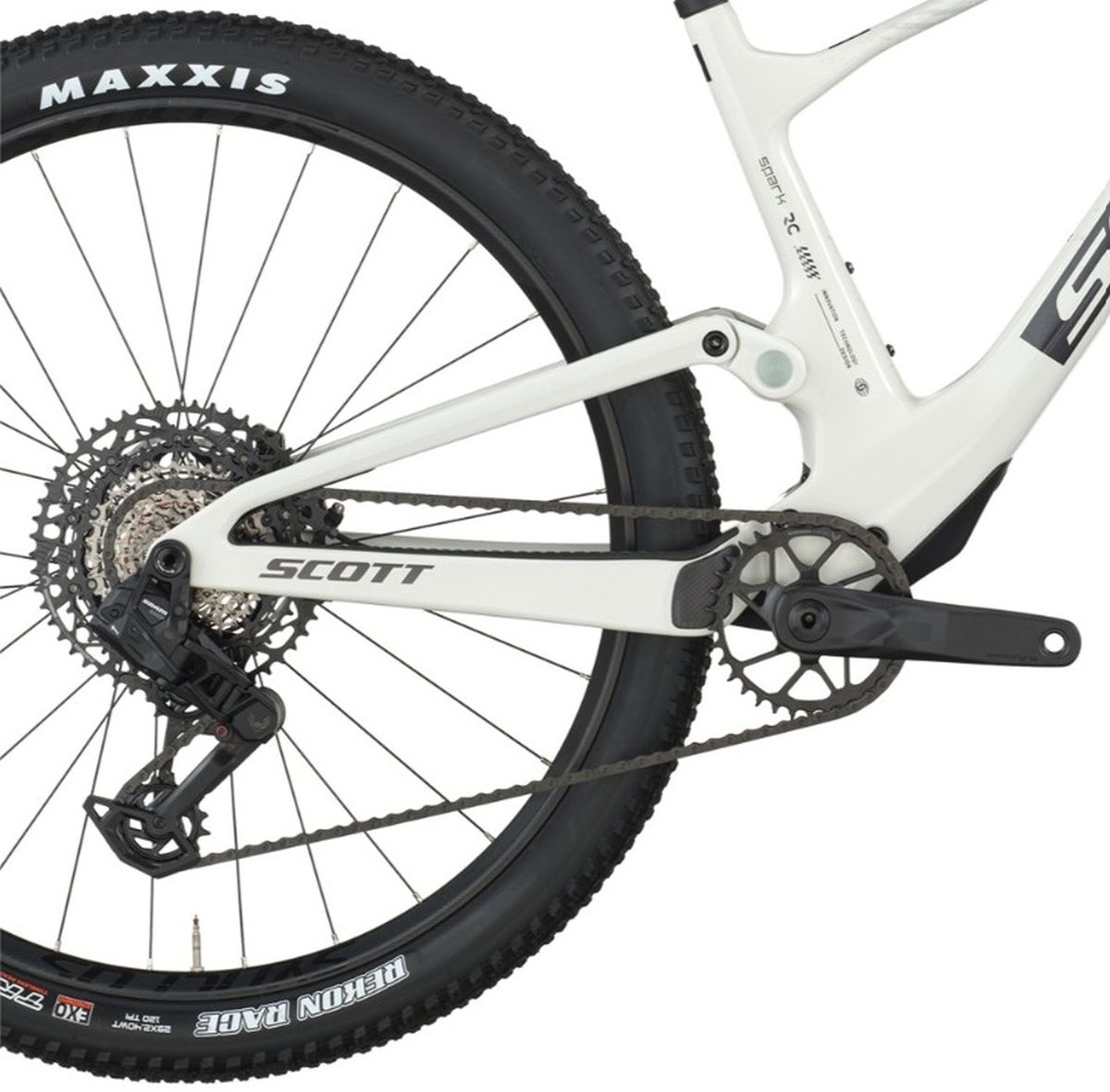 Bicicleta MTB Scott Spark RC Team 12V 2026 Carbono Blanca img #4