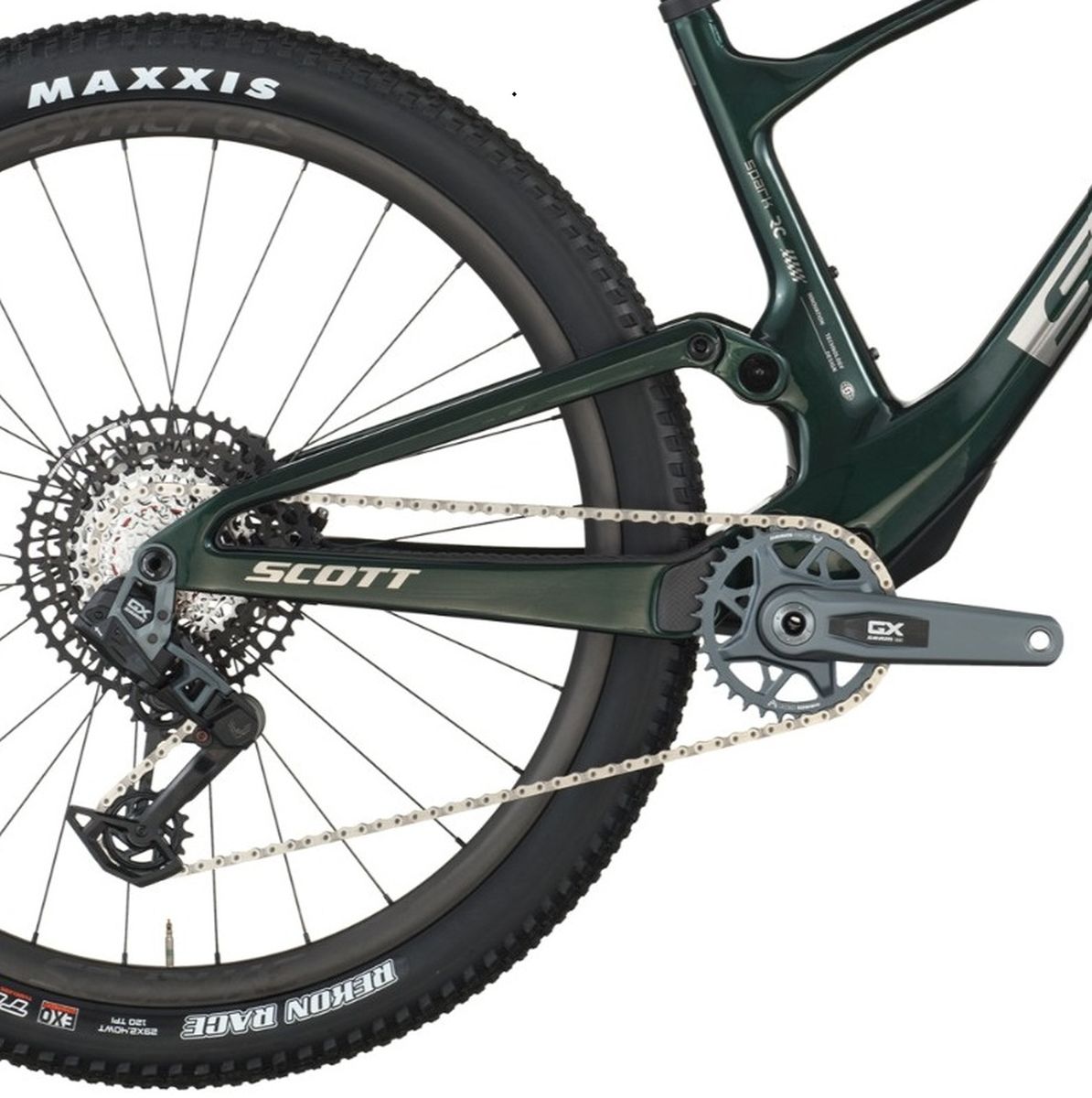 Bicicleta MTB Scott Spark RC Team Issue 2026 Verde img #4