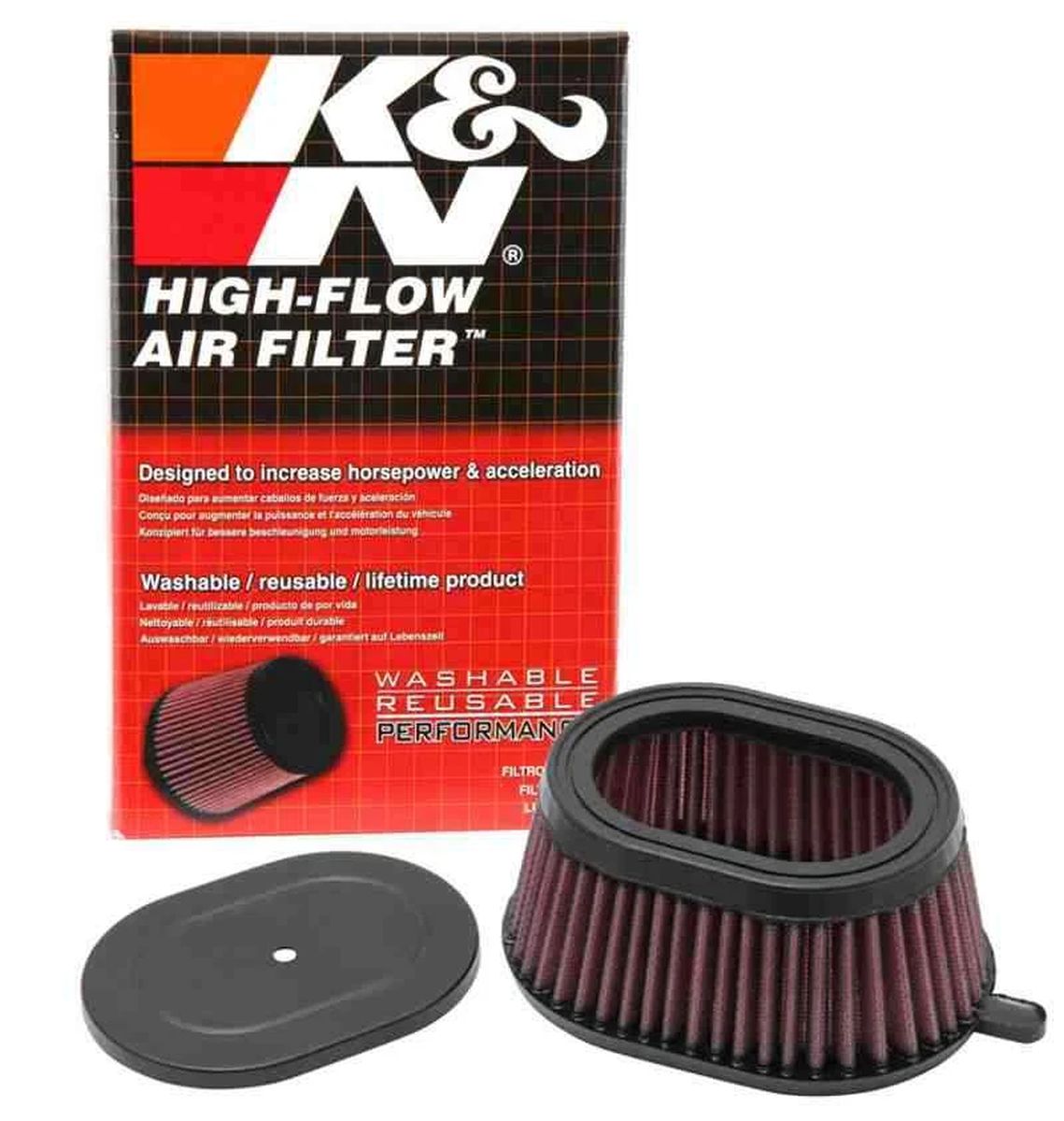 Filtro de Aire K&N Moto Kawasaki KLR650/KLX650 img #2
