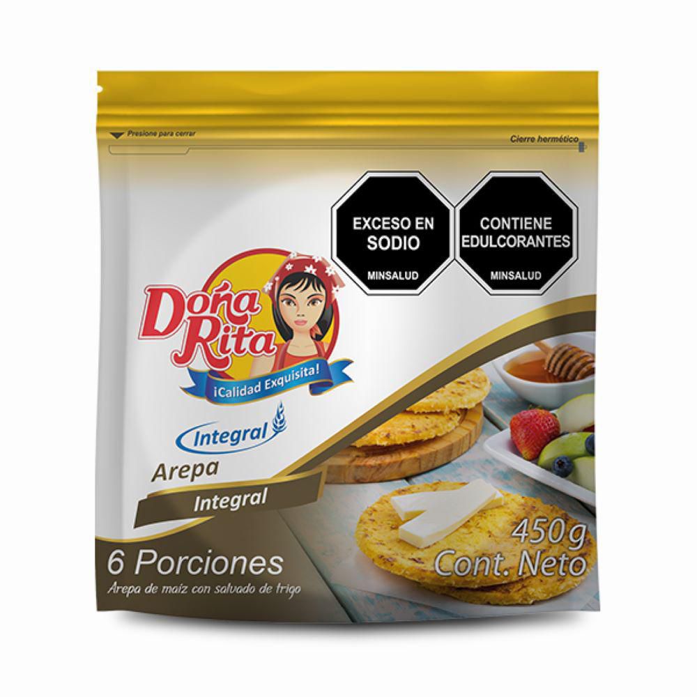Arepas integrales DONA RITA tradicional con sal (400  gr) img #1
