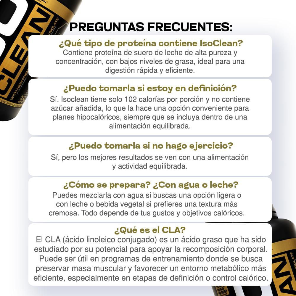 Proteína MEGAPLEX Isolate Clean Sin Azúcar Añadida (2  gr) img #7