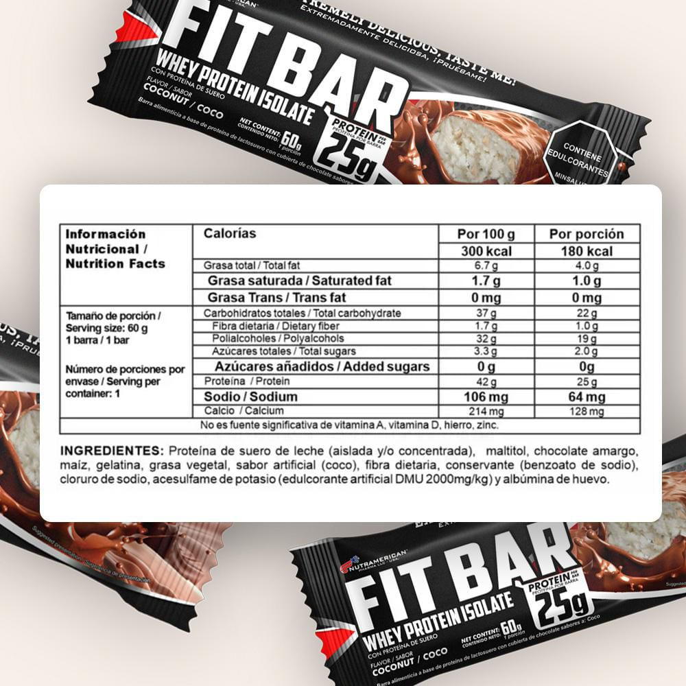 Barra proteina MEGAPLEX Coco Caja X12 Und (720  gr) img #2