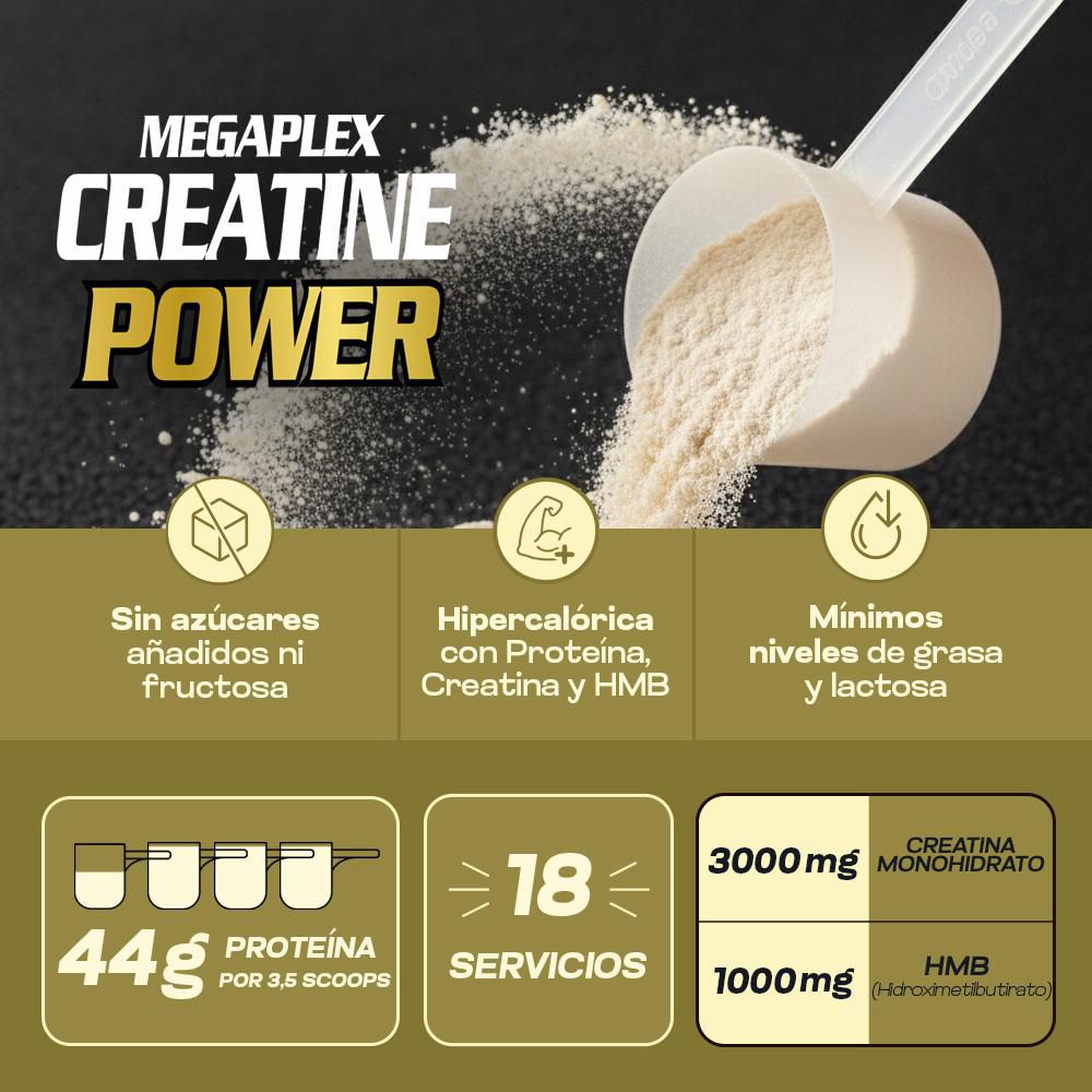 Proteína MEGAPLEX Creatine Power (4545  gr) img #3