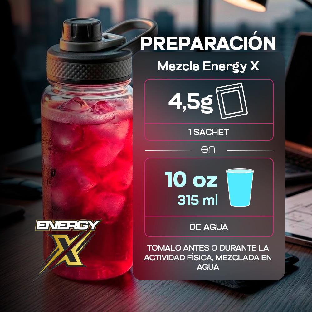 Bebida energizante MEGAPLEX En Polvo X25Und (125  gr) img #4