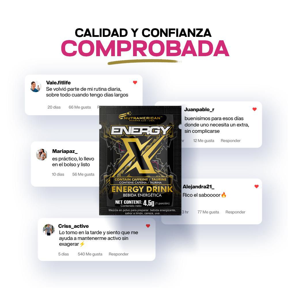 Bebida energizante MEGAPLEX En Polvo X25Und (125  gr) img #6