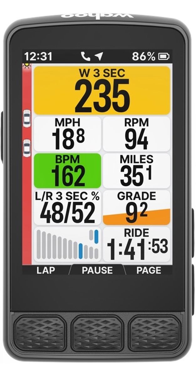 Luz Trasera Wahoo Trackr Radar Negra 53 Lm img #4