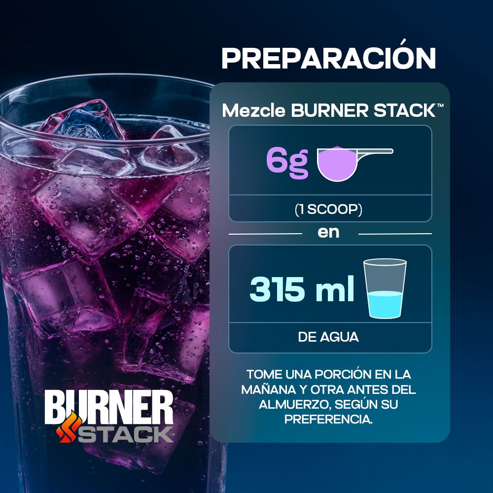 Quemador de grasa MEGAPLEX Burner Stack Uva (360  gr) img #4