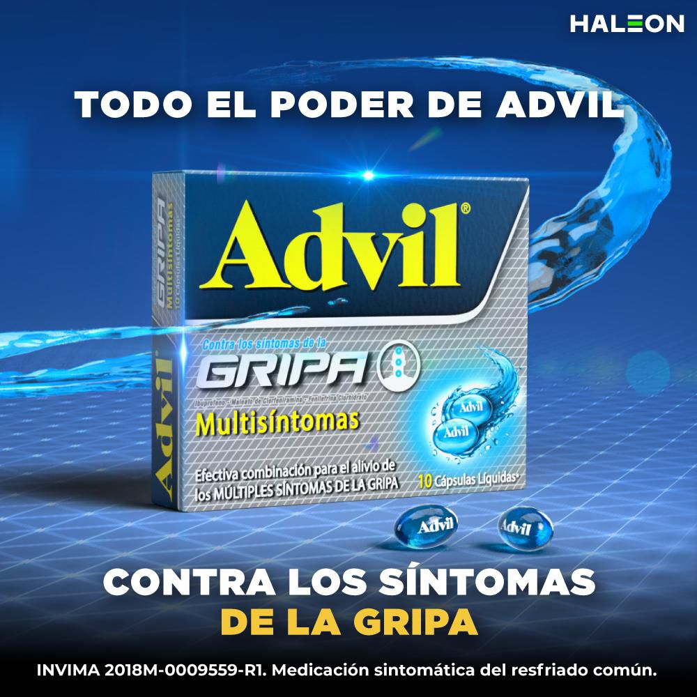 Cápsulas ADVIL contra múltiples síntomas de gripa (10  und) img #6