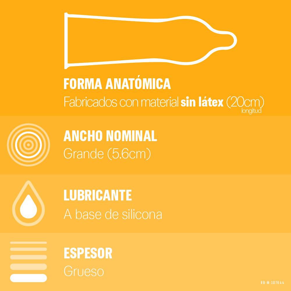 Condones DUREX sensación piel con piel sin látex (3  und) img #3