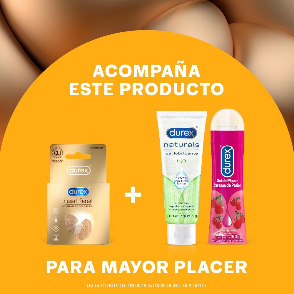 Condones DUREX sensación piel con piel sin látex (3  und) img #4