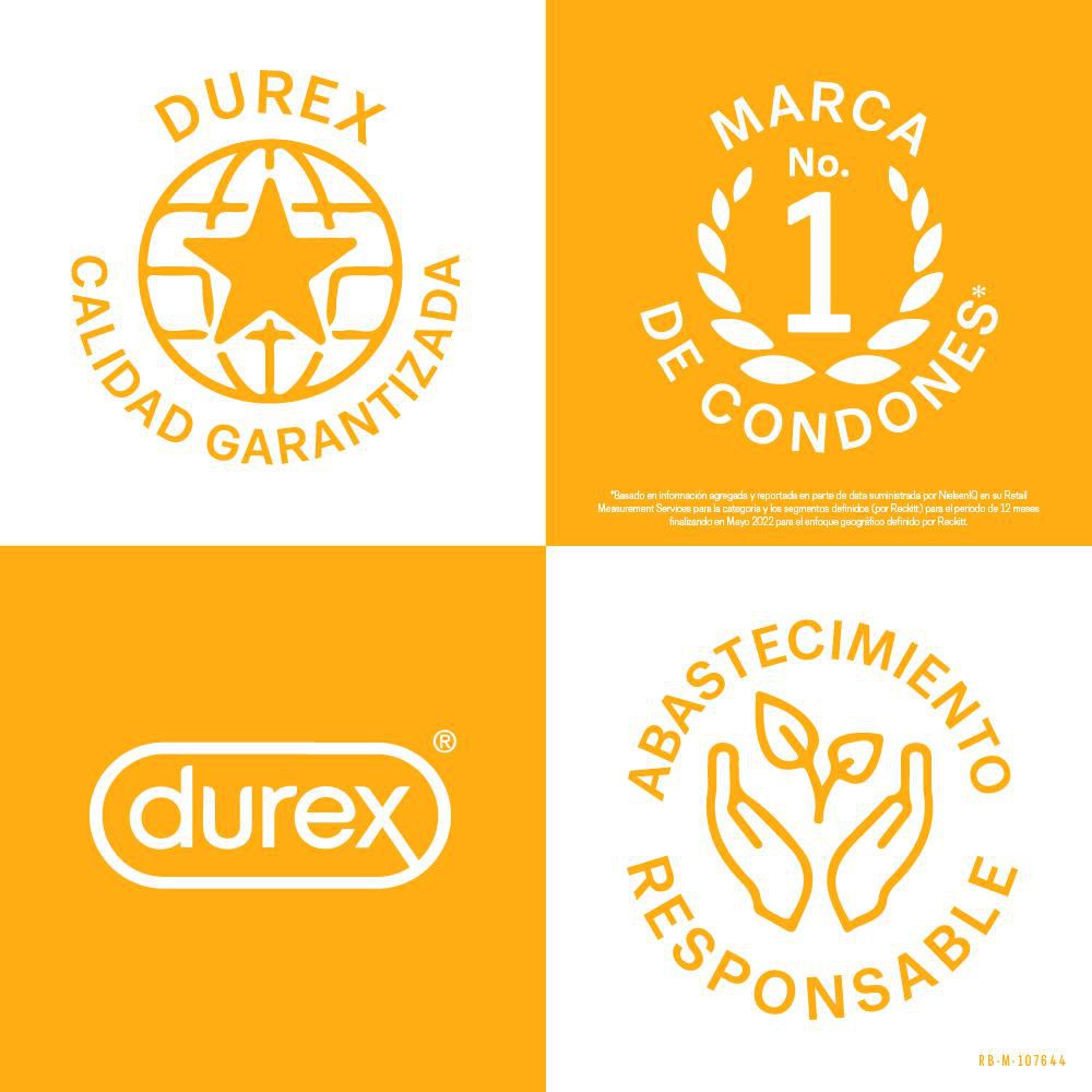 Condones DUREX sensación piel con piel sin látex (3  und) img #5