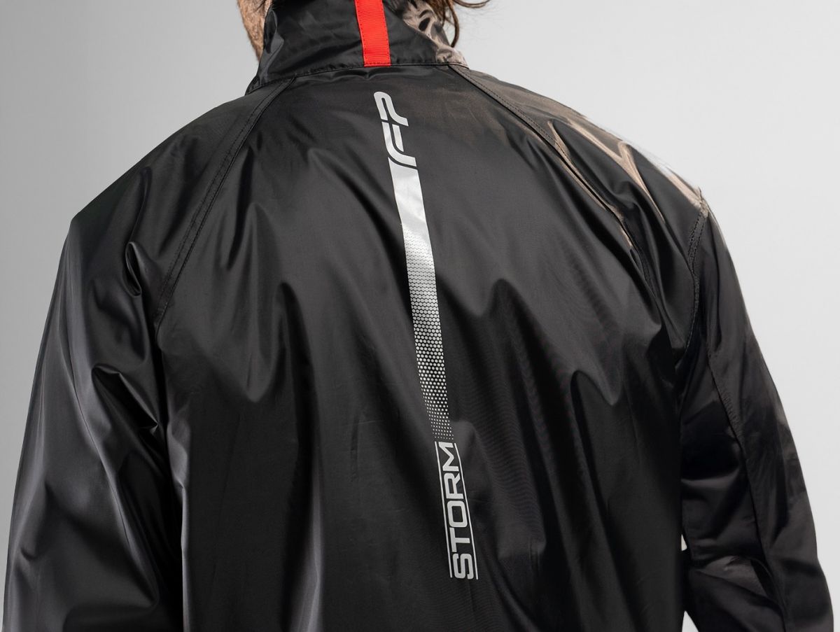 Impermeable FP Storm Moto Negro Liviano PVC img #5