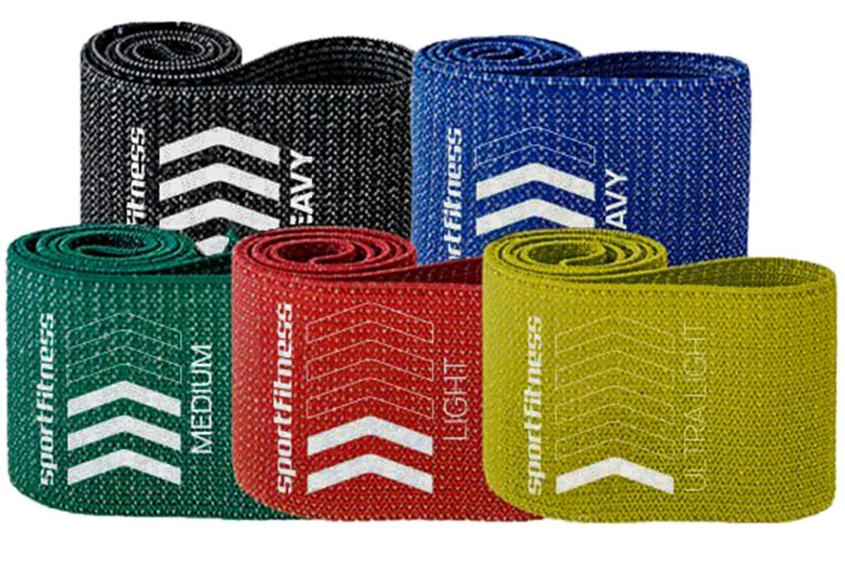 Set De Bandas Elásticas En Tela (Setx5) Sportfitness img #1