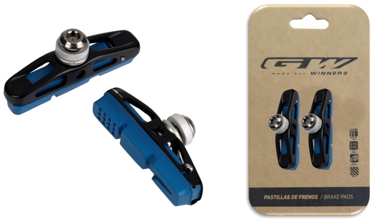 Tacos GW Zapatas Ruta R-500C 1Par 55mm Azul img #3