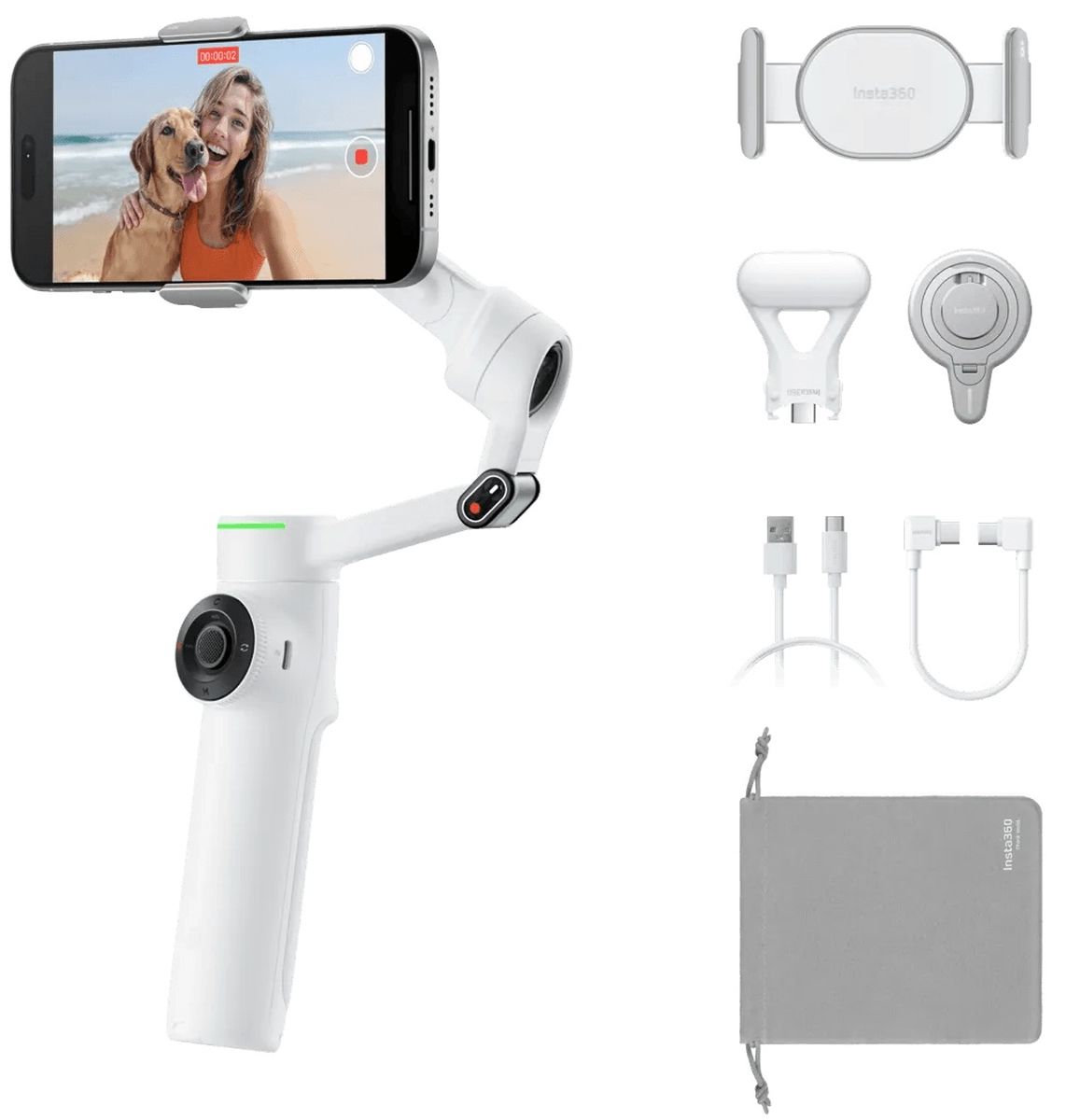 Soporte Insta360 Flow2 Pro Summit White img #1