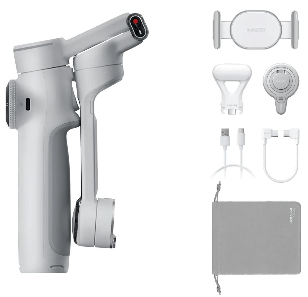 Soporte Insta360 Flow 2 Pro Stone Gray img #1