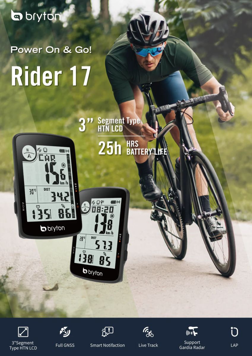 Ciclocomputador Bryton Rider 17 + Sensor de Cadencia img #3