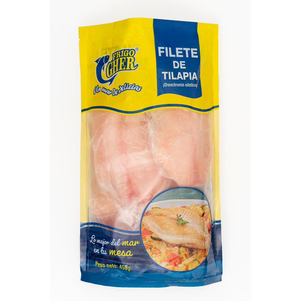 Filete de tilapia o mojarra FRIGOGHER congelado (450  gr) img #1