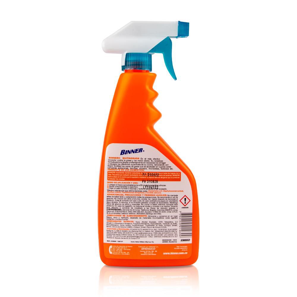 Quitagrasa BINNER desengrasante antibacterial (500  ml) img #4