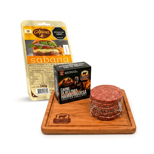 Combo Mundial Queso Sabana x 250 g + Hamburguesa CAB x 480 g img #1