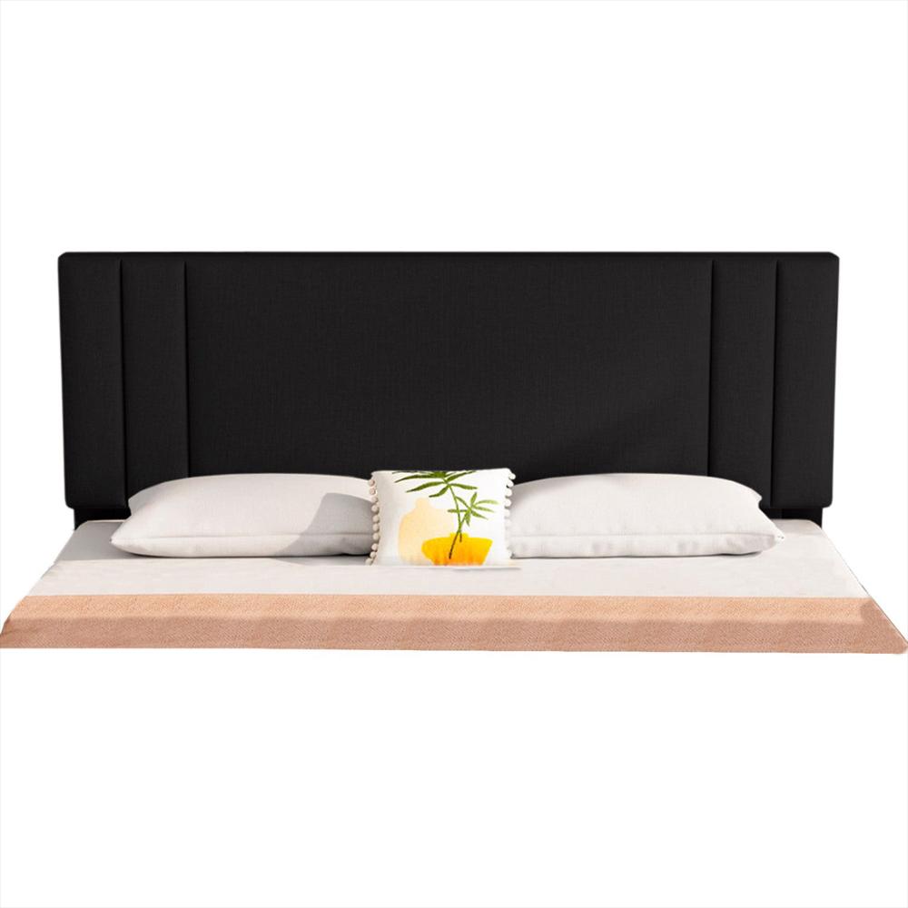Combo Base Cama Con Espaldar Queen Lupe Negro img #4