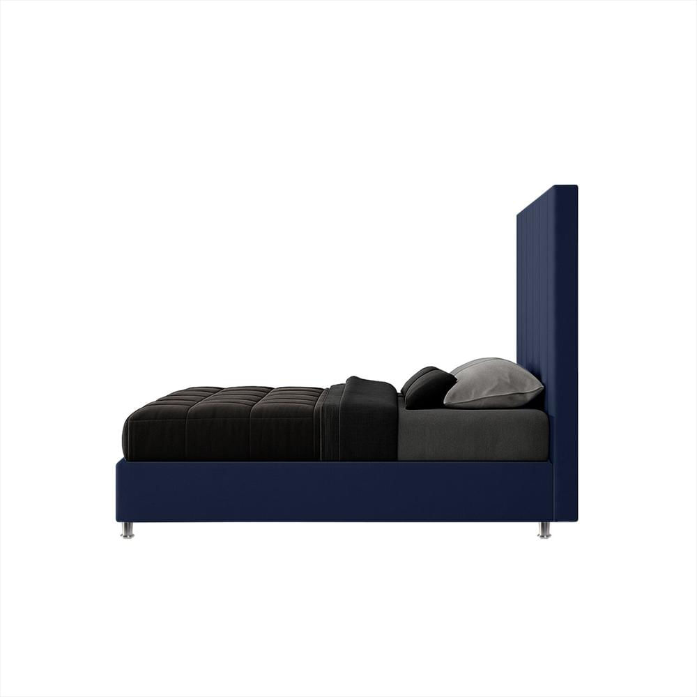 Combo Base Cama Con Espaldar Semidoble Natura Azul img #4