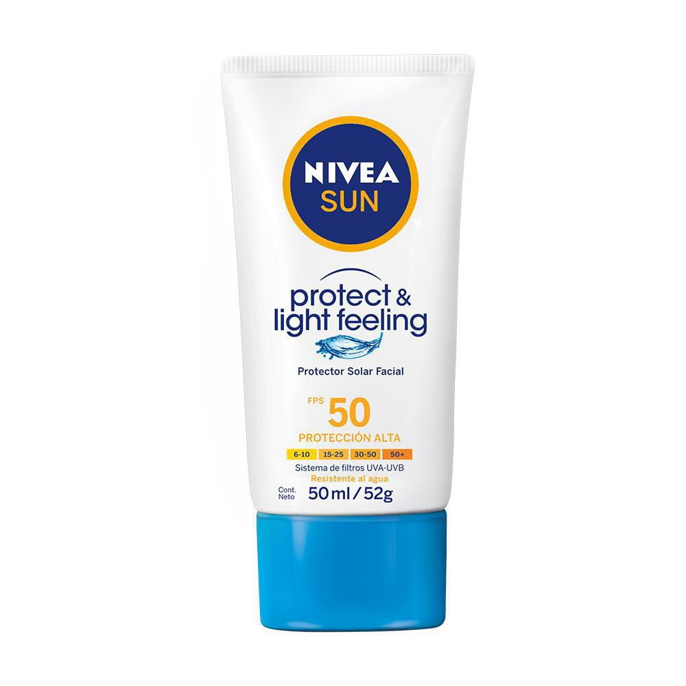 Protector solar NIVEA protect & light feeling FPS 50 (50  ml) img #1