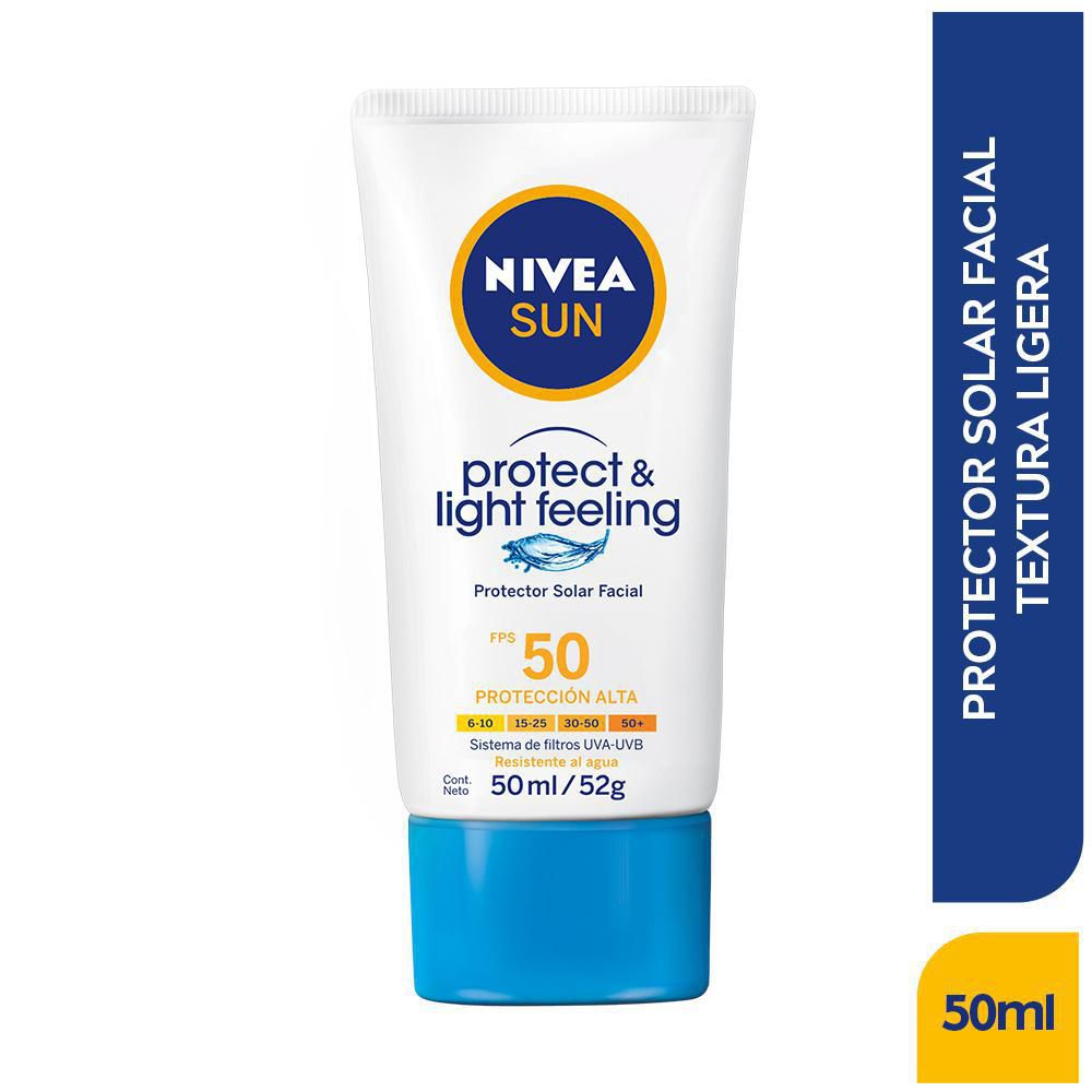 Protector solar NIVEA protect & light feeling FPS 50 (50  ml) img #2