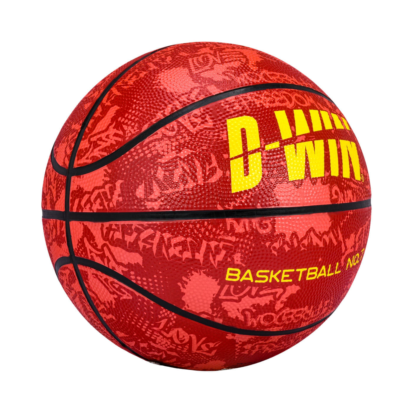 Balón de Basketball N7 D-WIN Champion Game Vinotinto con Caja img #3
