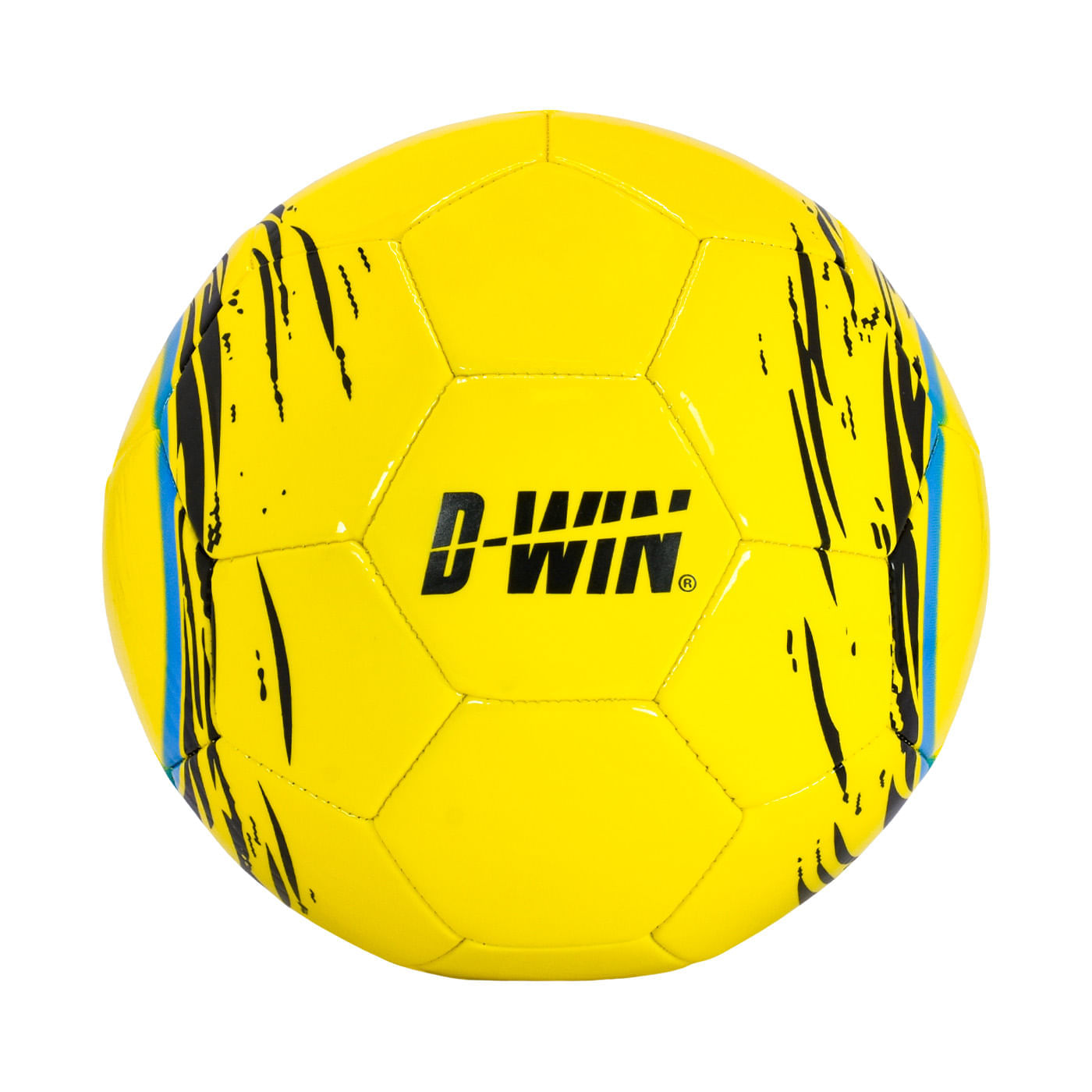 Balón de Fútbol N5 D-WIN Champion Game Azul Verde con Caja img #2