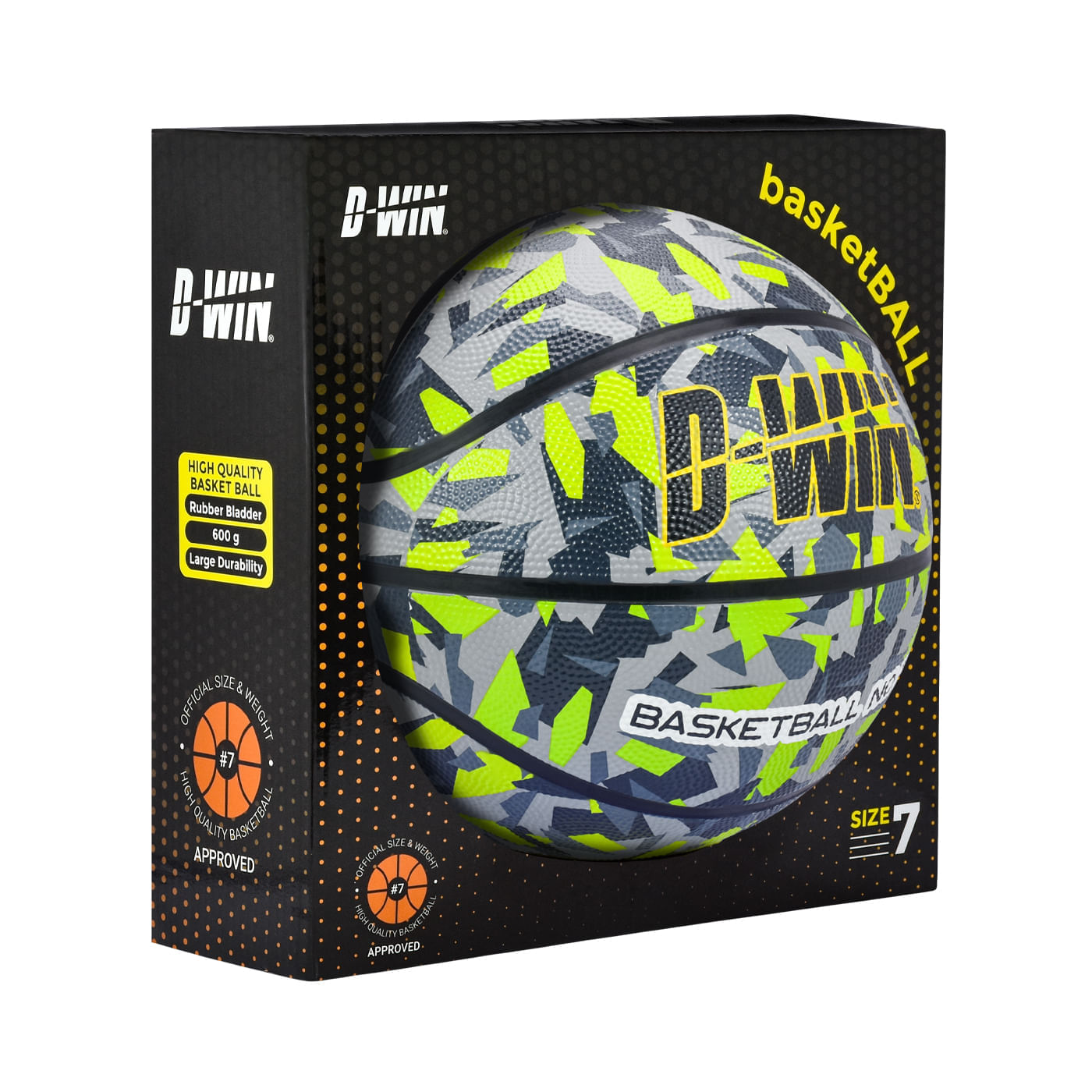 Balón de Basketball N7 D-WIN Champion Game Urban con Caja img #1