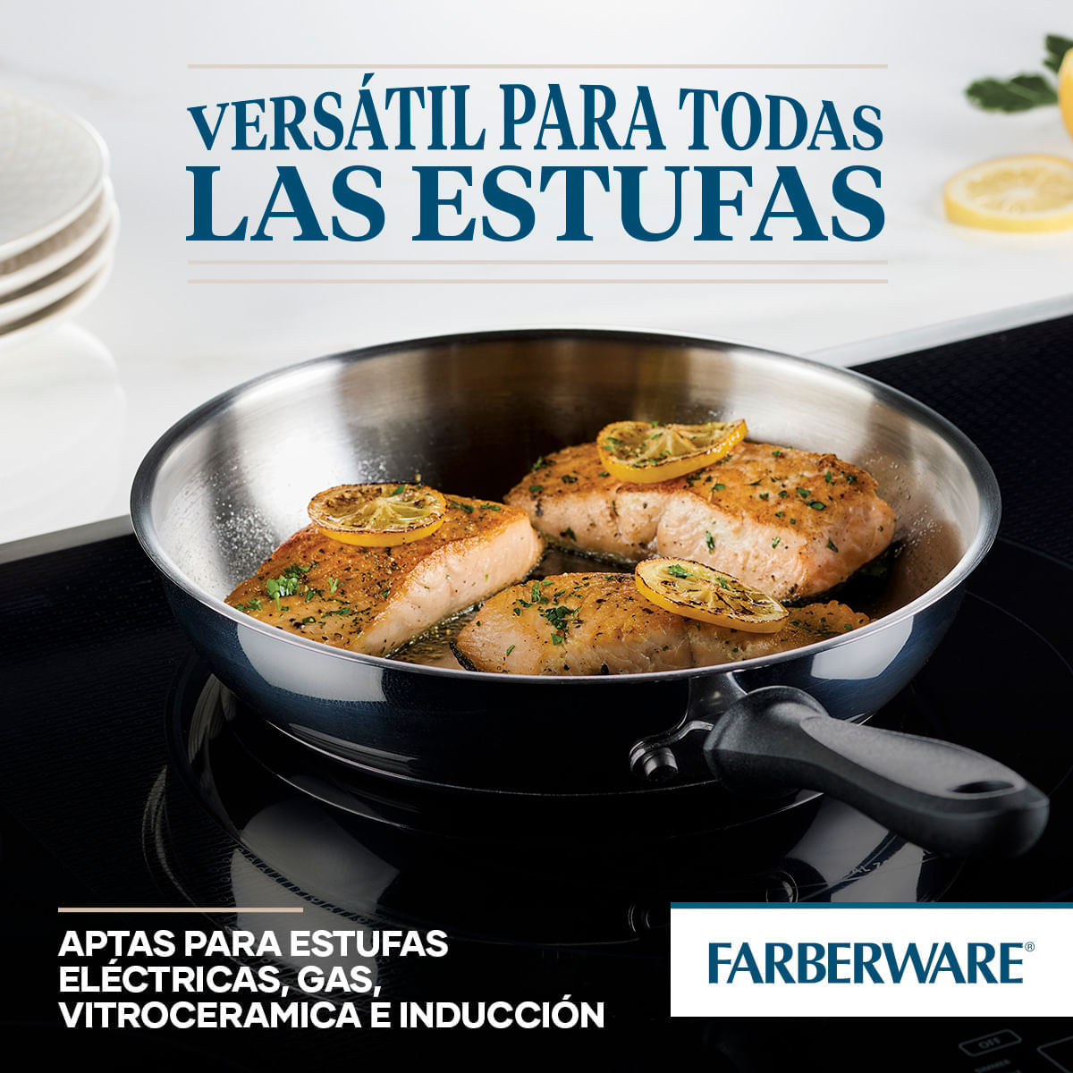 Set Sartenes 21,6cm y 26cm Acero Inoxidable. Reliance. Farberware img #10