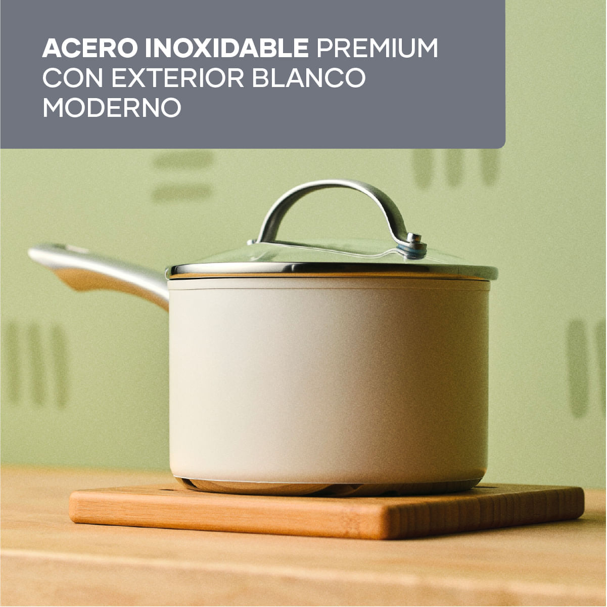 Juego de Ollas 14 pzs. Acero inox. Apta para inducción. Luster Farberware img #6