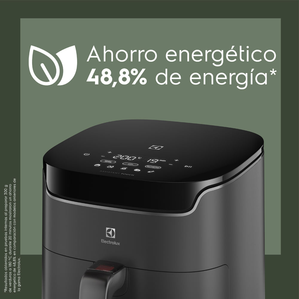 Freidora de aire Electrolux 5.6L Cocción 360 Grados negro EAF45 img #9