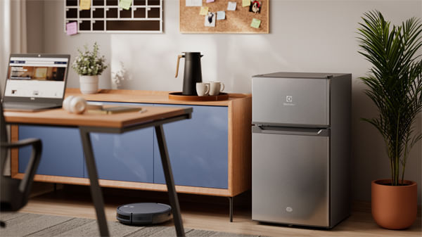 Mini Nevera Electrolux Congelador Superior Frost 83L Gris ERT95S3C5AS img #8