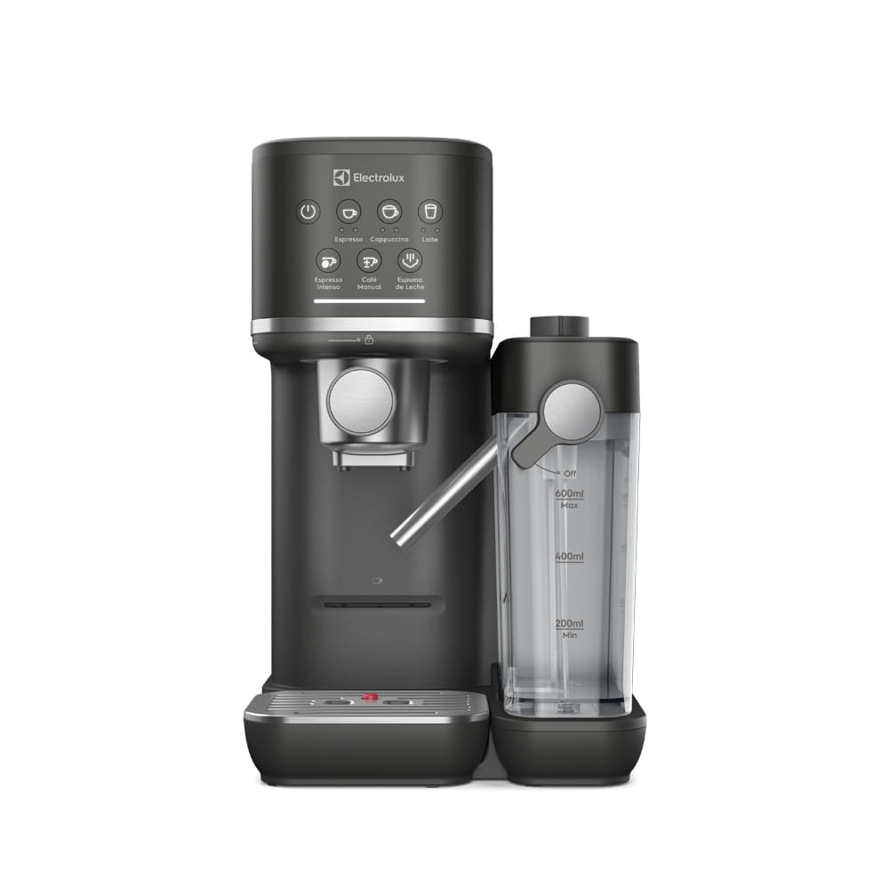 Cafetera Espresso Electrolux 1,2L Cápsula y Vaporizador de Leche Negro ECM70 img #1
