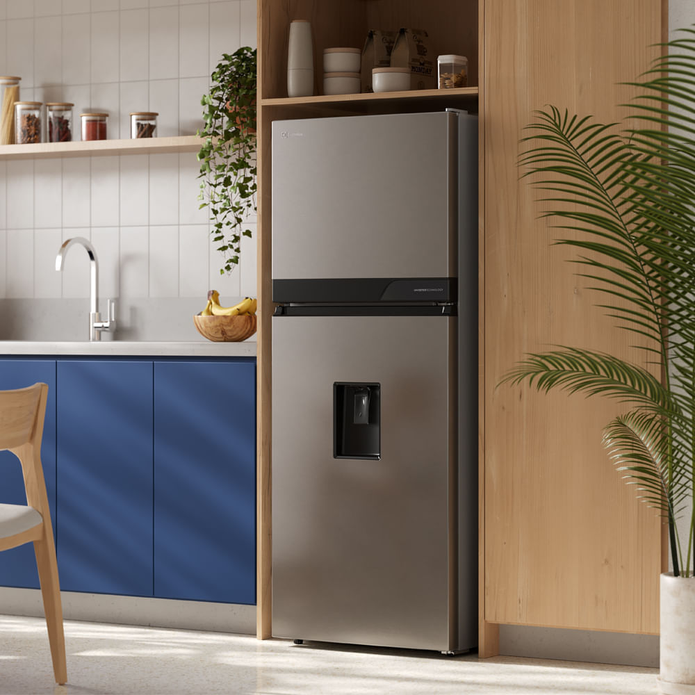 Nevera Electrolux Congelador Superior No Frost 291L Inverter Dispensador de agua Gris ERT30A3C6DS img #9