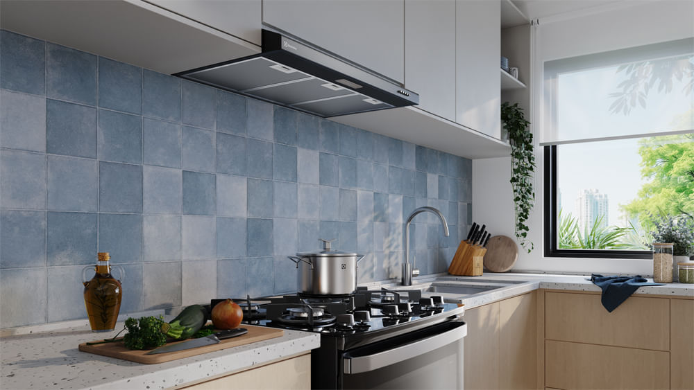 Campana Extractora Electrolux empotrable de pared 80cm 3 velocidades Negro DE8SB img #8