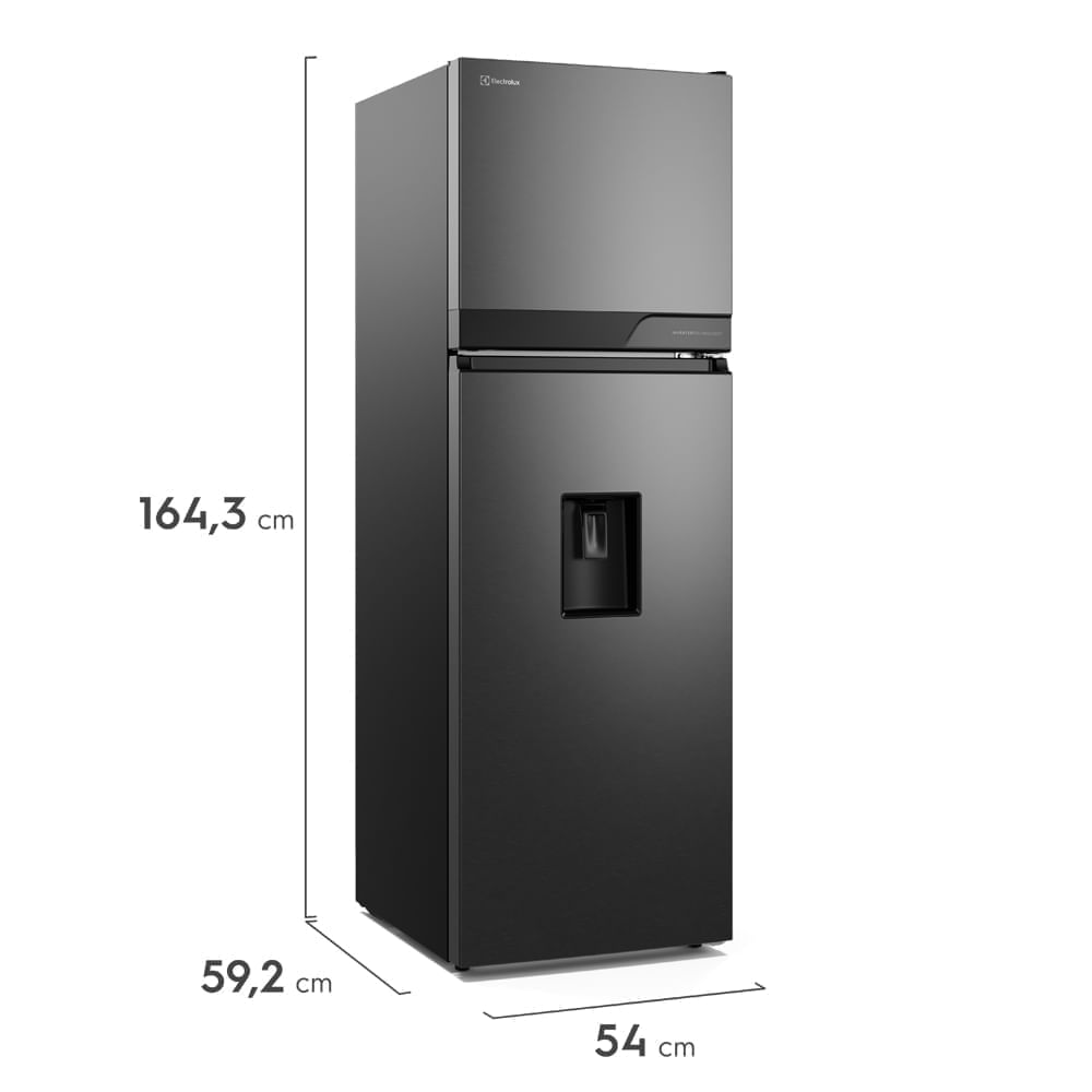 Nevera Electrolux Congelador Superior No Frost 239L Inverter Dispensador de agua Negro ERT25A3C6DC img #2