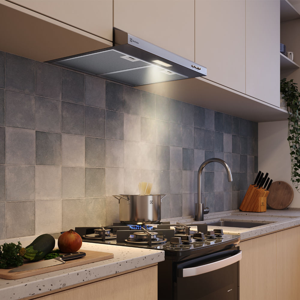 Campana Extractora  Electrolux  empotrable de pared 60cm 3 velocidades Gris DE6SS img #7