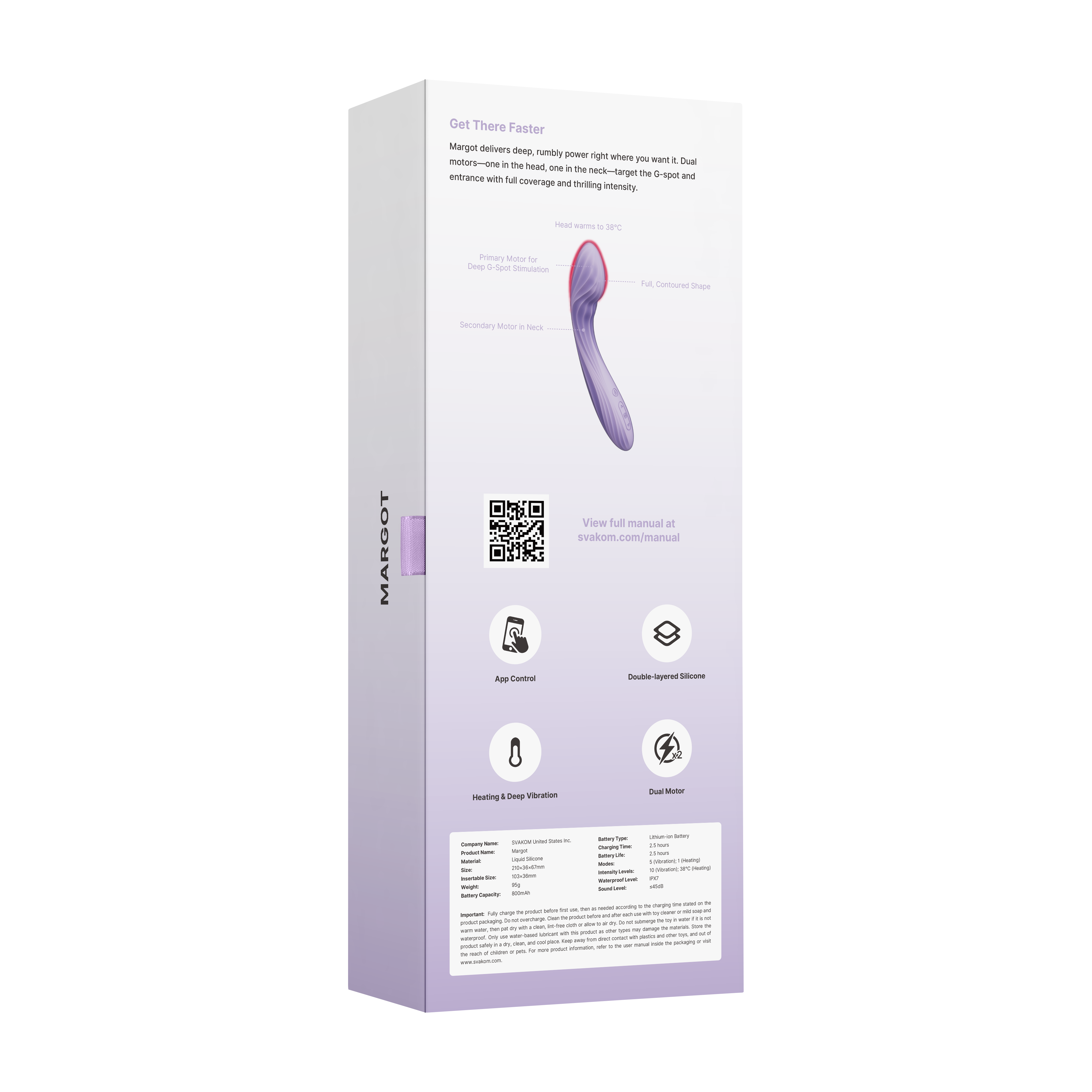 Vibrador De Punto G Margot Svakom img #9